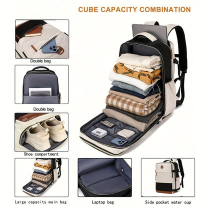 Laptop Backpack – Large Capacity, Water Resistant, for Travel & Everyday Use – detail view 6