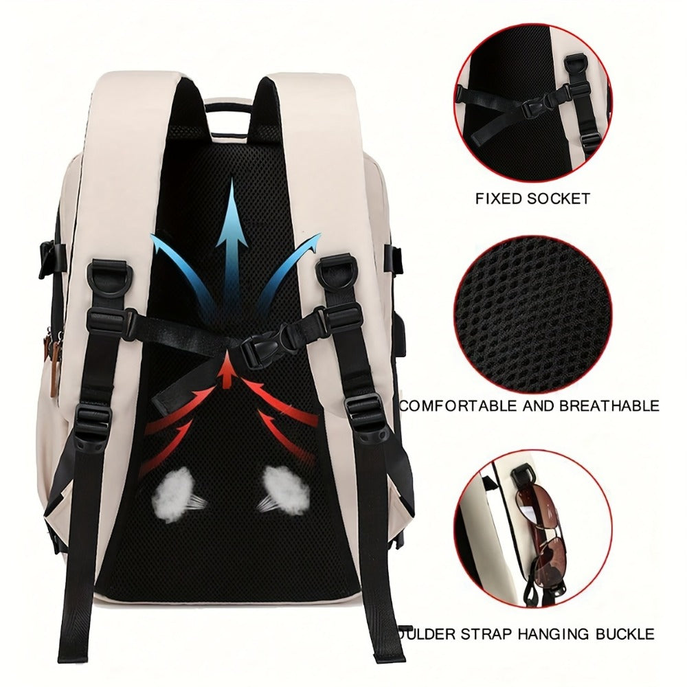 Laptop Backpack – Large Capacity, Water Resistant, for Travel & Everyday Use – detail view 8