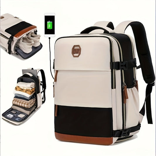 Laptop Backpack – Large Capacity, Water Resistant, for Travel & Everyday Use – front view