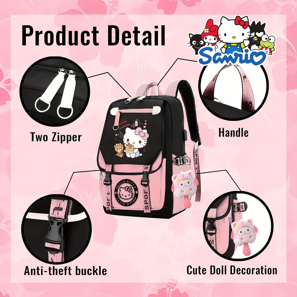Laptop Backpack – Large Capacity, for Travel & School – detail view 4