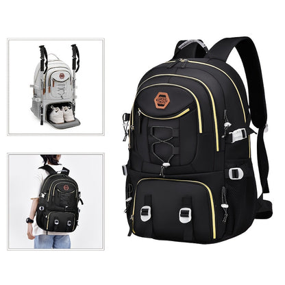 Laptop Backpack – Large Capacity, Waterproof, Multi-Pocket, Adjustable Strap – front view - product view 38