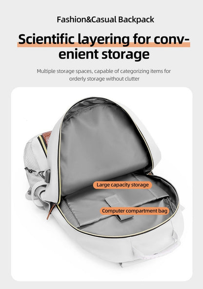 Laptop Backpack – Large Capacity, Waterproof, Multi-Pocket, Adjustable Strap – detail view 13