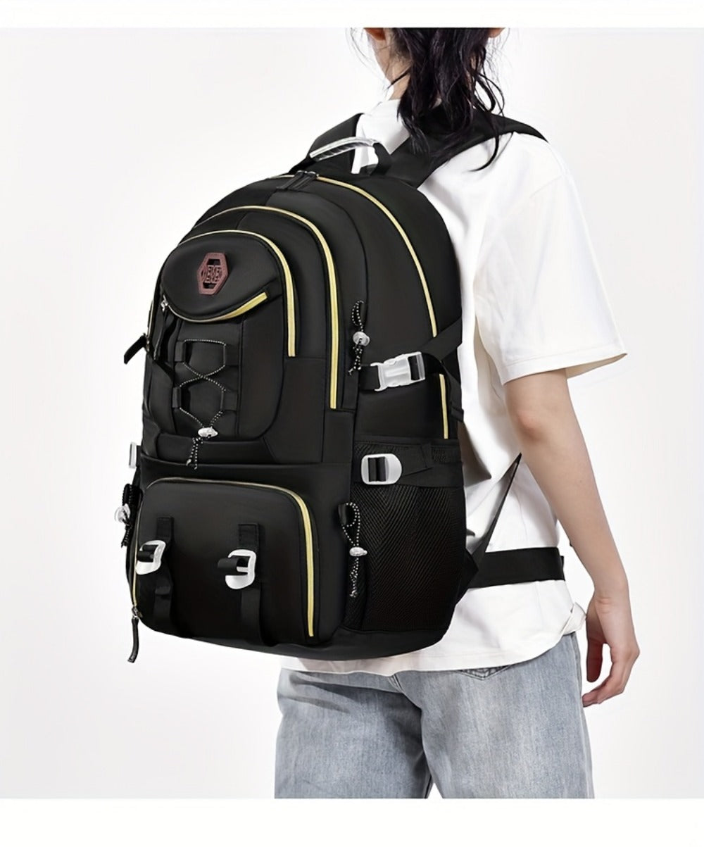 Laptop Backpack – Large Capacity, Waterproof, Multi-Pocket, Adjustable Strap – detail view 27