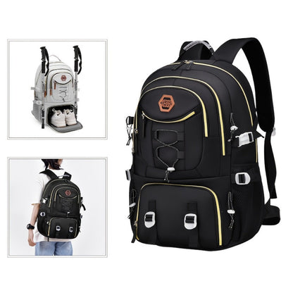 Laptop Backpack – Large Capacity, Waterproof, Multi-Pocket, Adjustable Strap – detail view 5