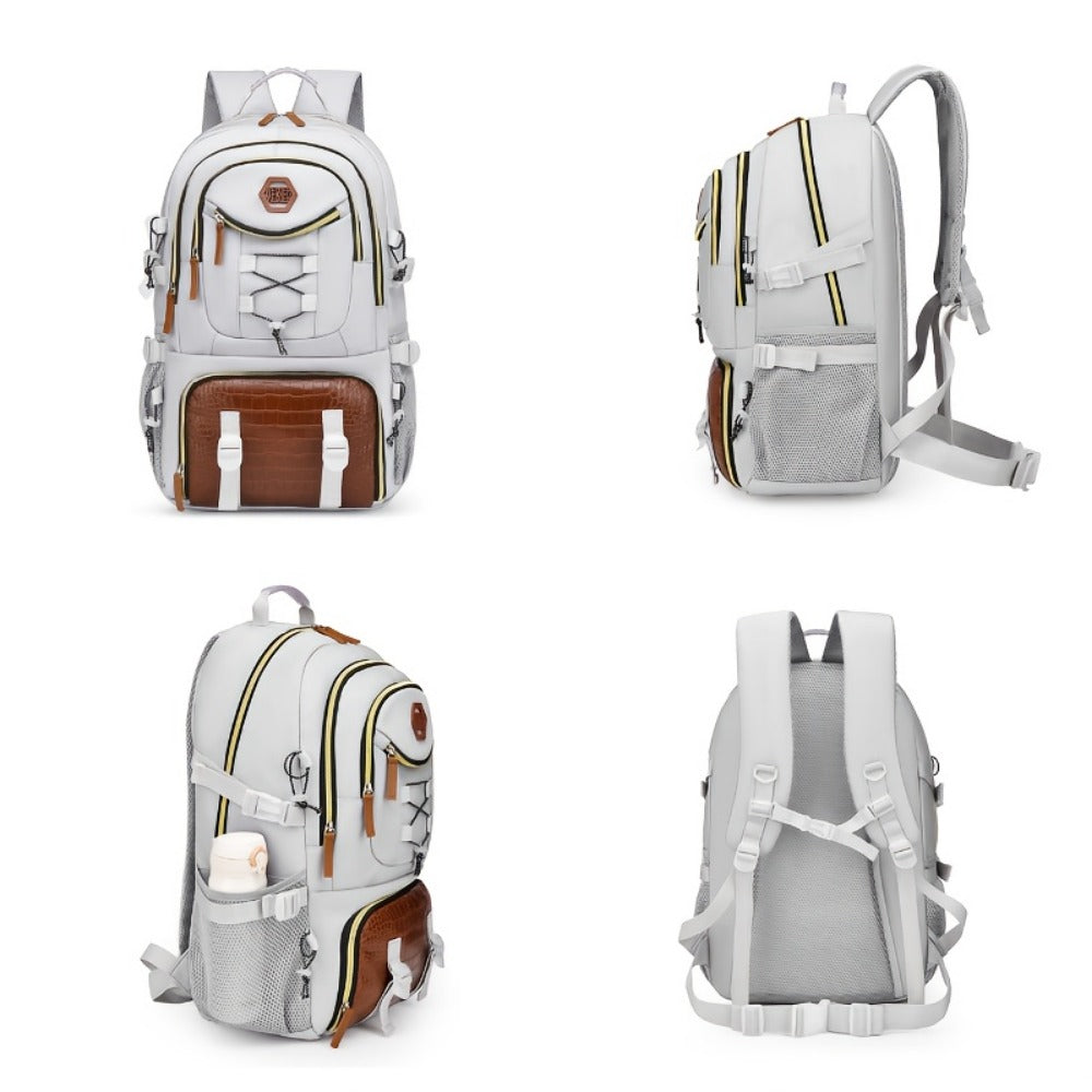 Laptop Backpack – Large Capacity, Waterproof, Multi-Pocket, Adjustable Strap – detail view 7