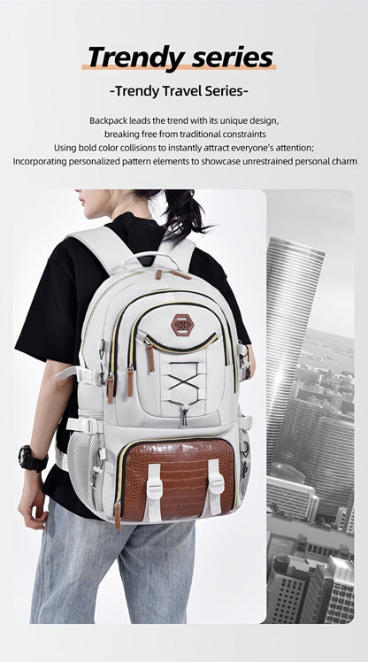 Laptop Backpack – Large Capacity, Waterproof, Multi-Pocket, Adjustable Strap – detail view 9