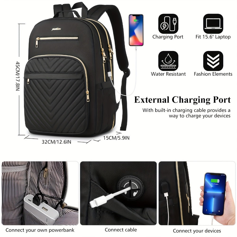Laptop Backpack – Lightweight, for Travel & Work – detail view 2