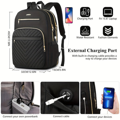 Laptop Backpack – Lightweight, for Travel & Work – detail view 2
