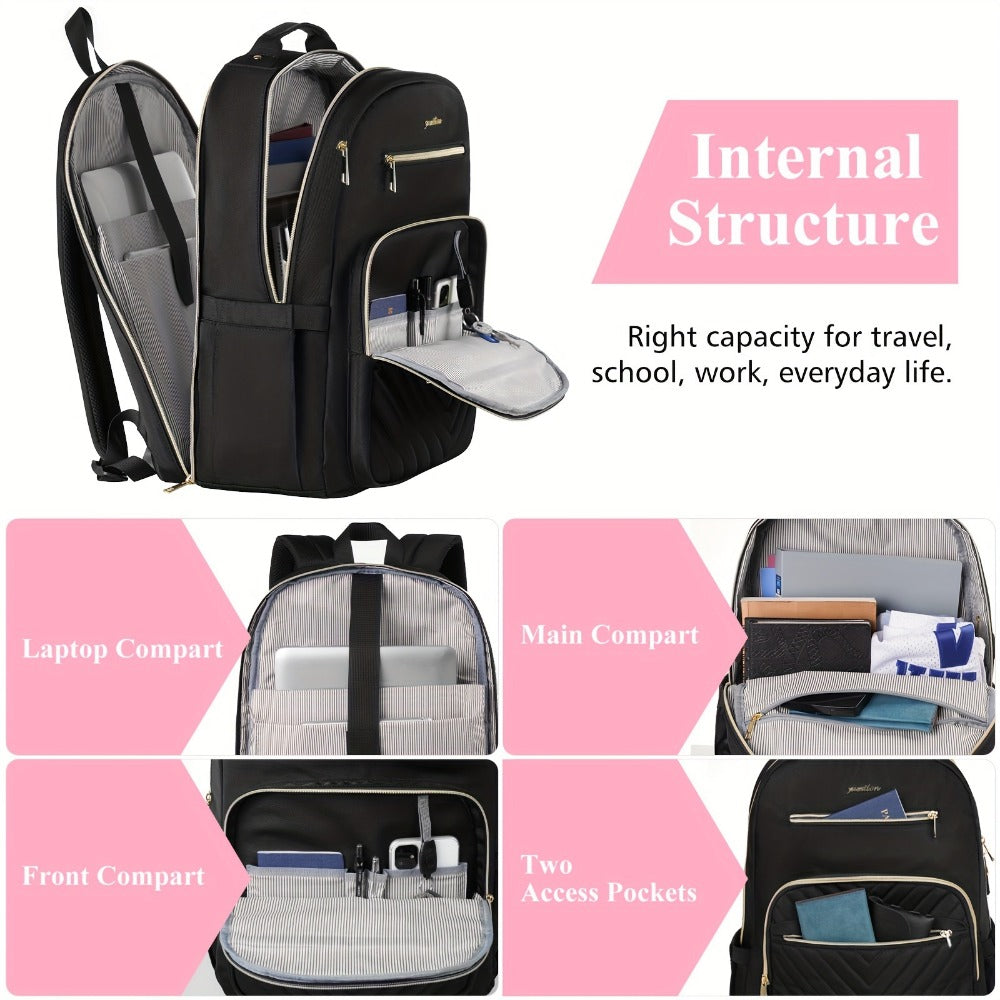 Laptop Backpack – Lightweight, for Travel & Work – detail view 3