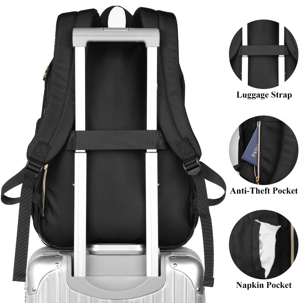 Laptop Backpack – Lightweight, for Travel & Work – detail view 6