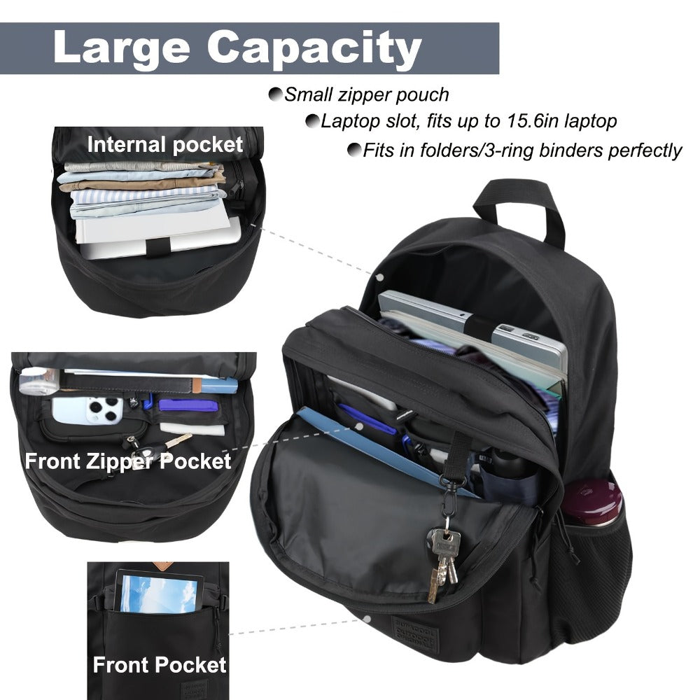 Laptop Backpack – Lightweight, for Travel & School – detail view 7