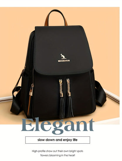 Laptop Backpack – Nylon, Lightweight, Adjustable Strap, for Travel & Work – detail view 24