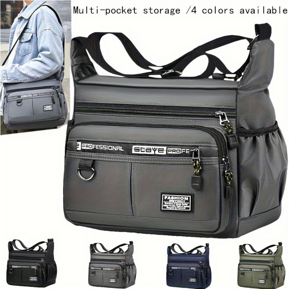 Laptop Backpack – Nylon, Multi Pocket, Adjustable Strap, Lightweight – front view