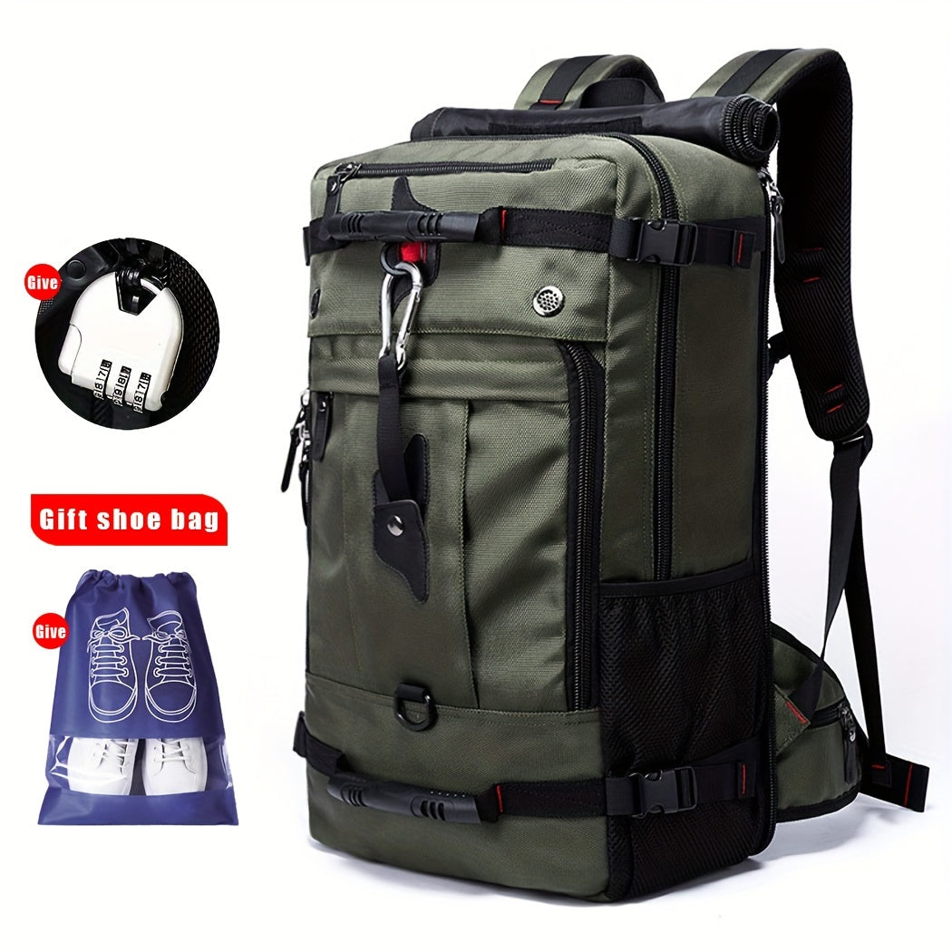 Laptop Backpack – Nylon, Waterproof, Anti Theft, Multi Pocket – detail view 19