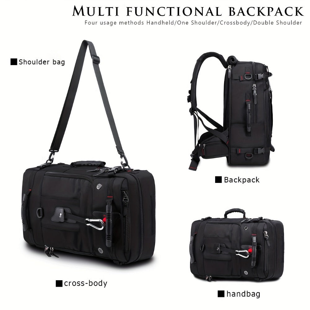 Laptop Backpack – Nylon, Waterproof, Anti Theft, Multi Pocket – detail view 17