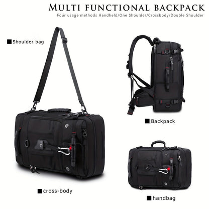 Laptop Backpack – Nylon, Waterproof, Anti Theft, Multi Pocket – detail view 17