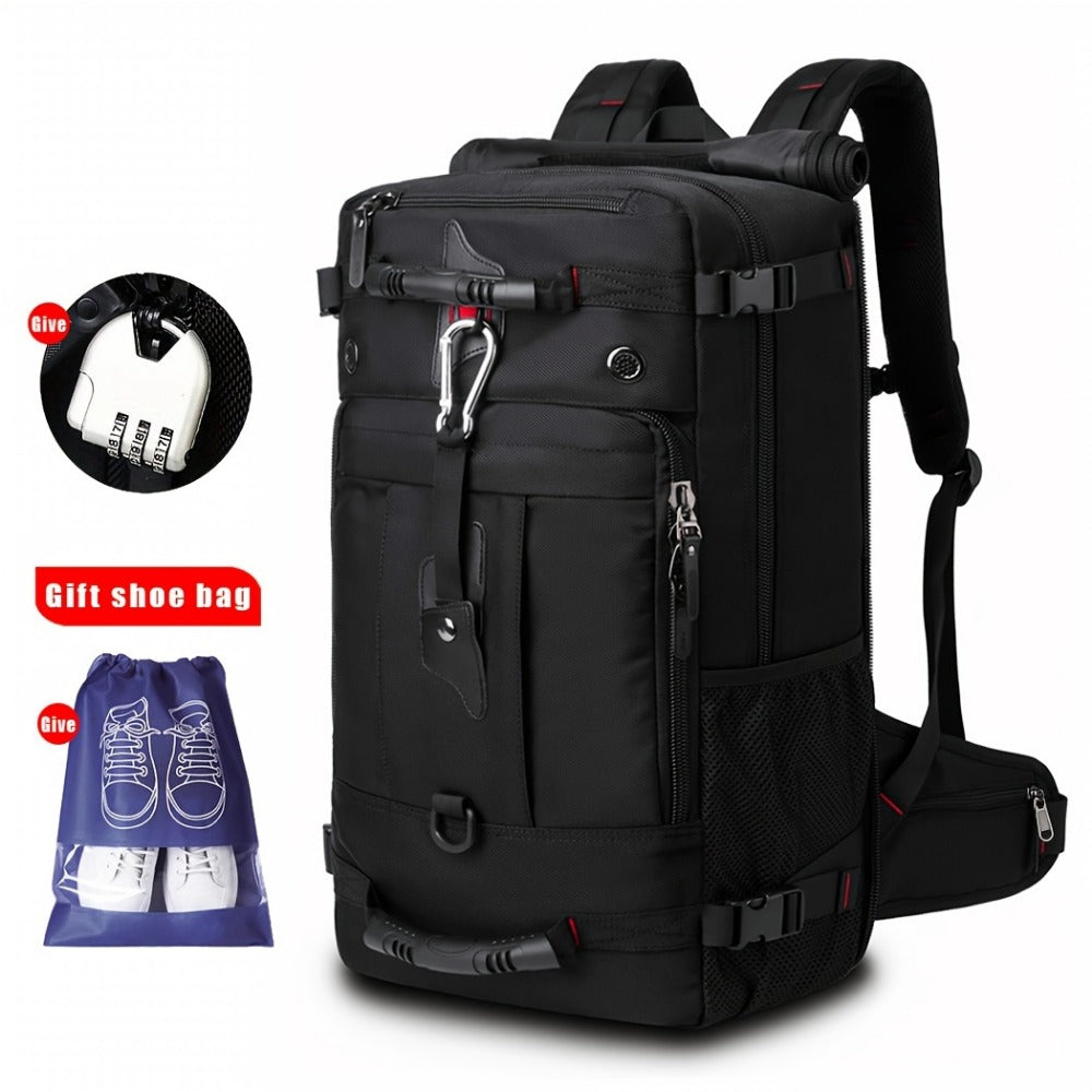 Laptop Backpack – Nylon, Waterproof, Anti Theft, Multi Pocket – detail view 3