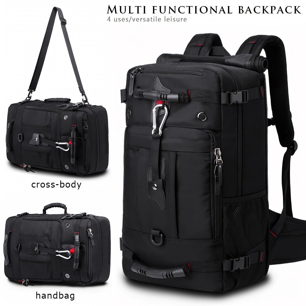 Laptop Backpack – Nylon, Waterproof, Anti Theft, Multi Pocket – detail view 4