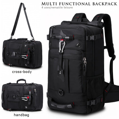 Laptop Backpack – Nylon, Waterproof, Anti Theft, Multi Pocket – detail view 4