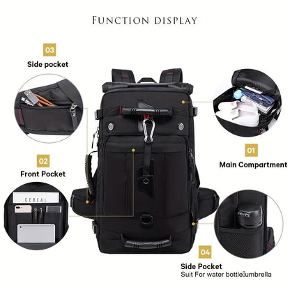 Laptop Backpack – Nylon, Waterproof, Anti Theft, Multi Pocket – detail view 7