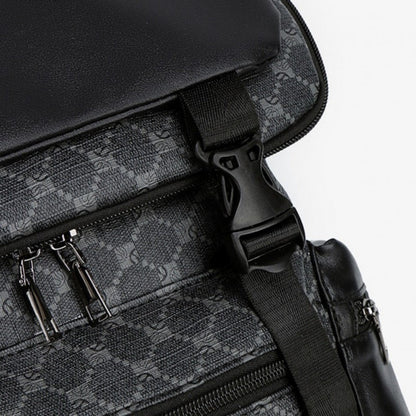 Laptop Backpack – PU Leather, Large Capacity, for Travel & Work – detail view 9