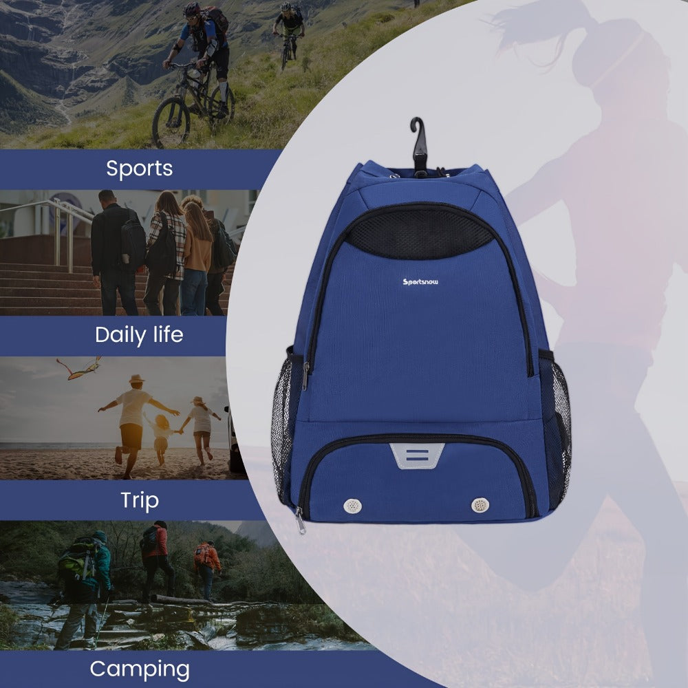Laptop Backpack – Sports Gym Ball Shoe Laptop – detail view 18