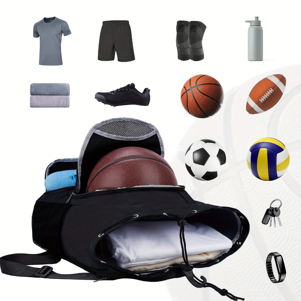 Laptop Backpack – Sports Gym Ball Shoe Laptop – detail view 20