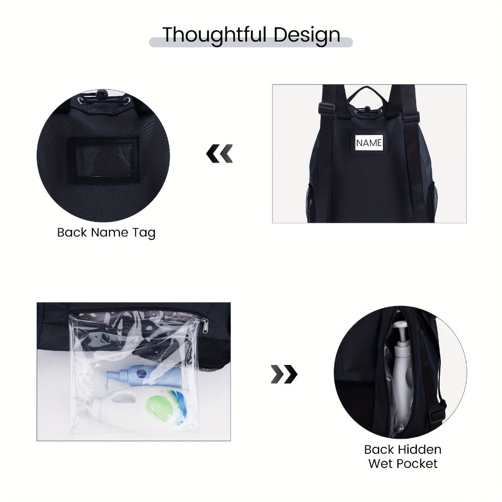 Laptop Backpack – Sports Gym Ball Shoe Laptop – detail view 21