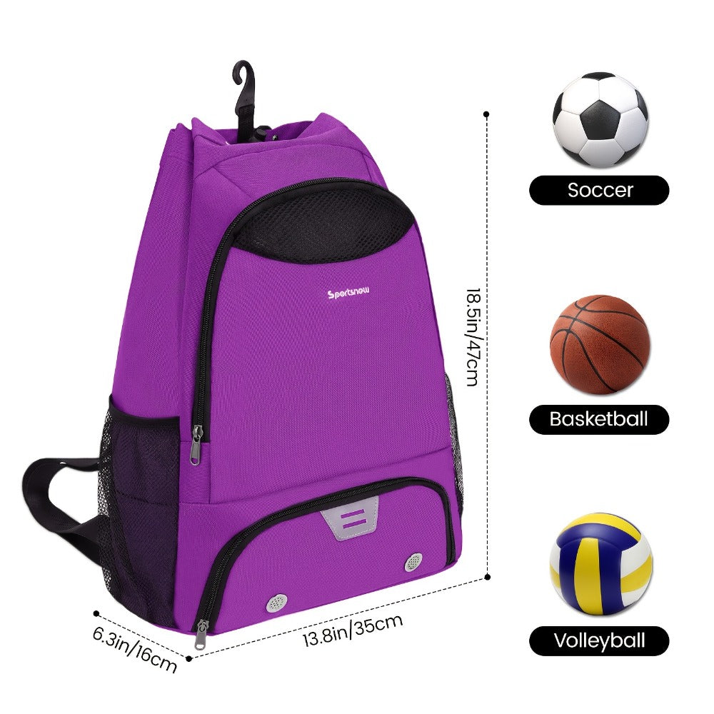Laptop Backpack – Sports Gym Ball Shoe Laptop – detail view 23