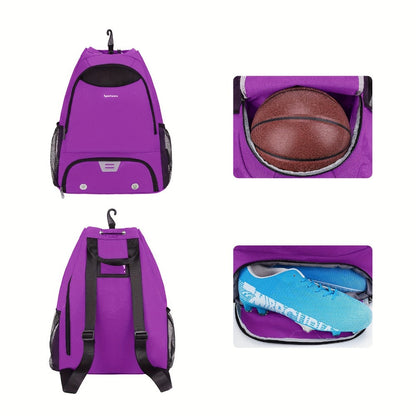 Laptop Backpack – Sports Gym Ball Shoe Laptop – detail view 24