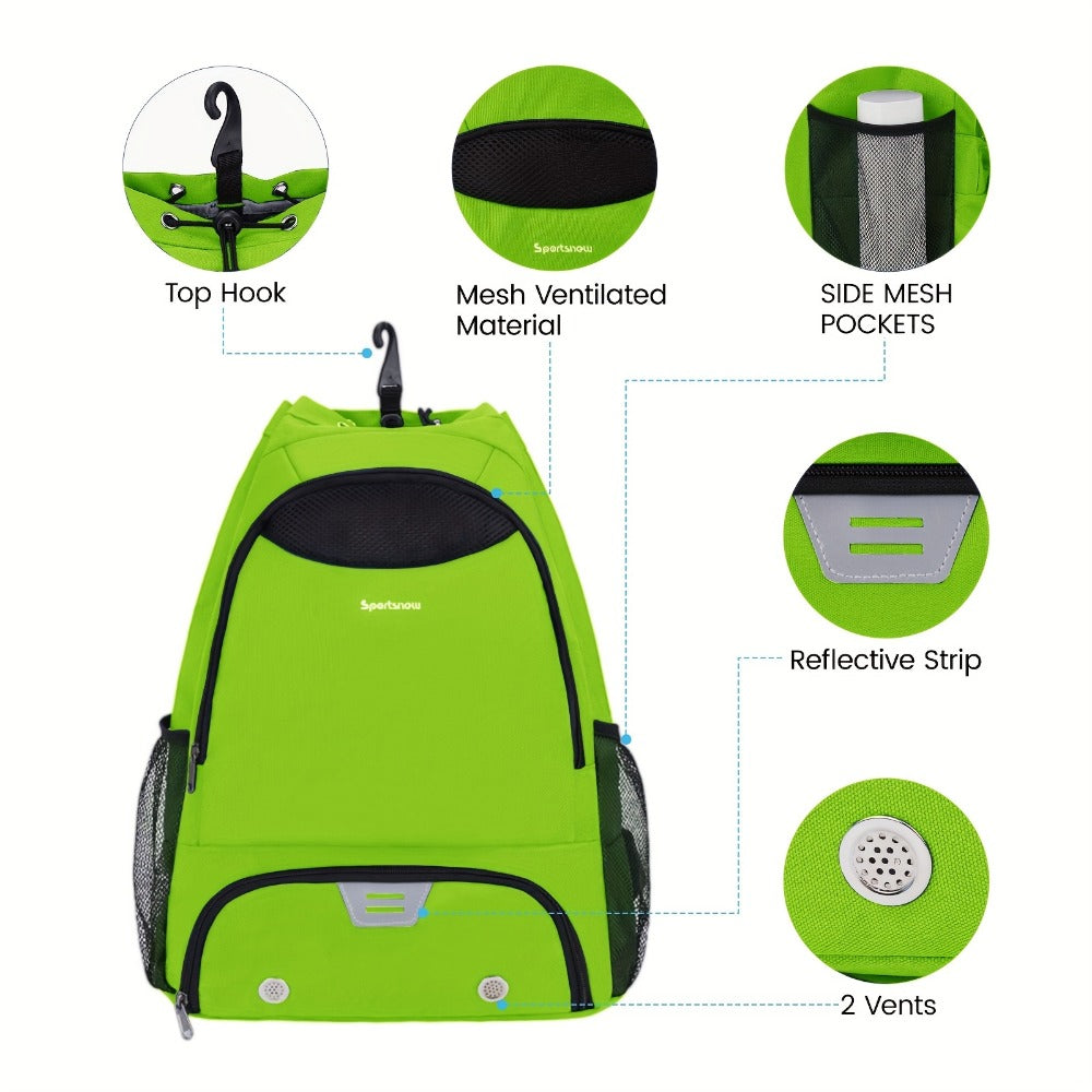 Laptop Backpack – Sports Gym Ball Shoe Laptop – detail view 26
