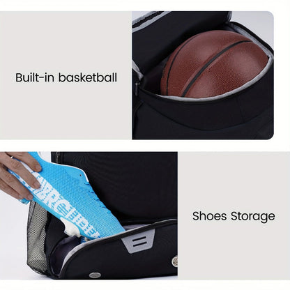 Laptop Backpack – Sports Gym Ball Shoe Laptop – detail view 11