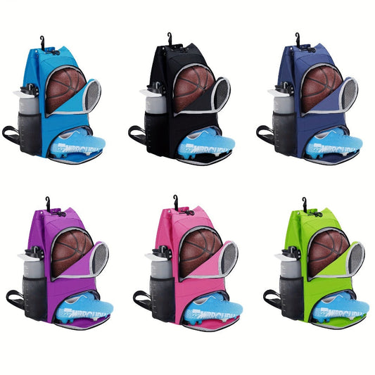 Laptop Backpack – Sports Gym Ball Shoe Laptop – front view