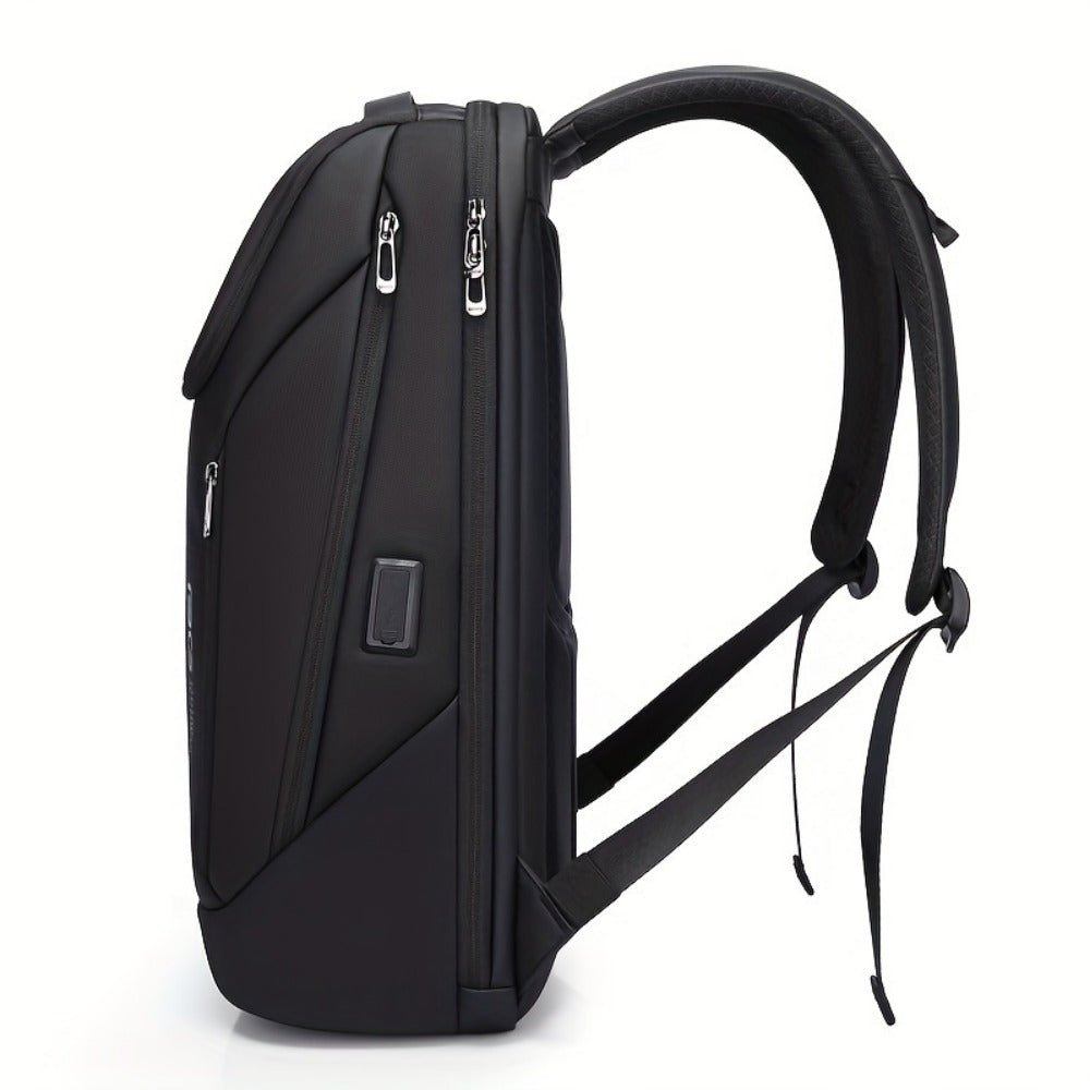 Laptop Backpack – USB Charging, Large Capacity, Trolley Sleeve, for Travel & Work – detail view 9