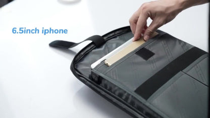Laptop Backpack – USB Charging, Large Capacity, Trolley Sleeve, for Travel & Work – detail view 11
