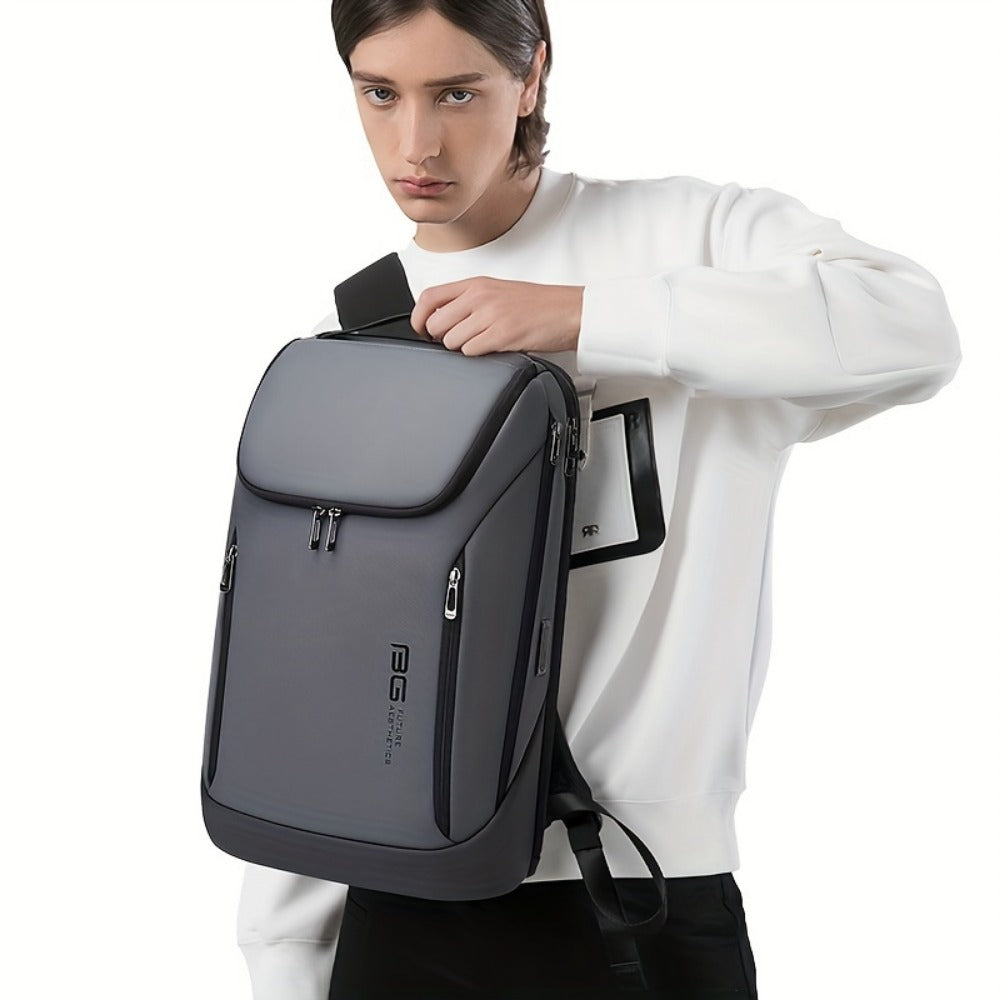 Laptop Backpack – USB Charging, Large Capacity, Trolley Sleeve, for Travel & Work – detail view 17