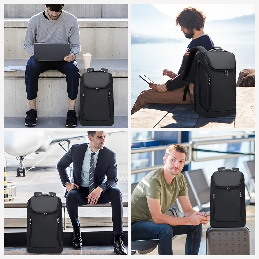 Laptop Backpack – USB Charging, Large Capacity, Trolley Sleeve, for Travel & Work – detail view 4
