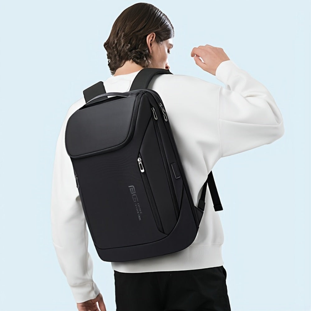 Laptop Backpack – USB Charging, Large Capacity, Trolley Sleeve, for Travel & Work – detail view 7