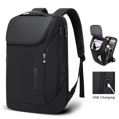 Laptop Backpack – USB Charging, Large Capacity, Trolley Sleeve, for Travel & Work – front view
