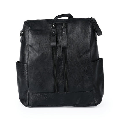Laptop Backpack – Vegan Leather, Multi-Pocket, Large Capacity, for Travel & Work – detail view 7