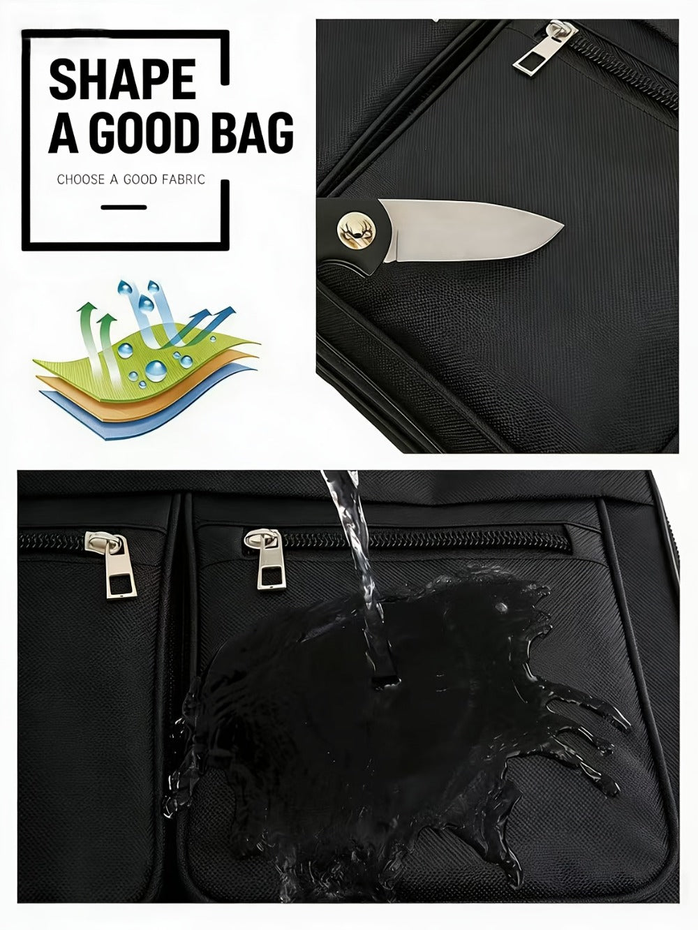 Laptop Bag – 15.6 Inch, Adjustable Strap, for Work – detail view 10