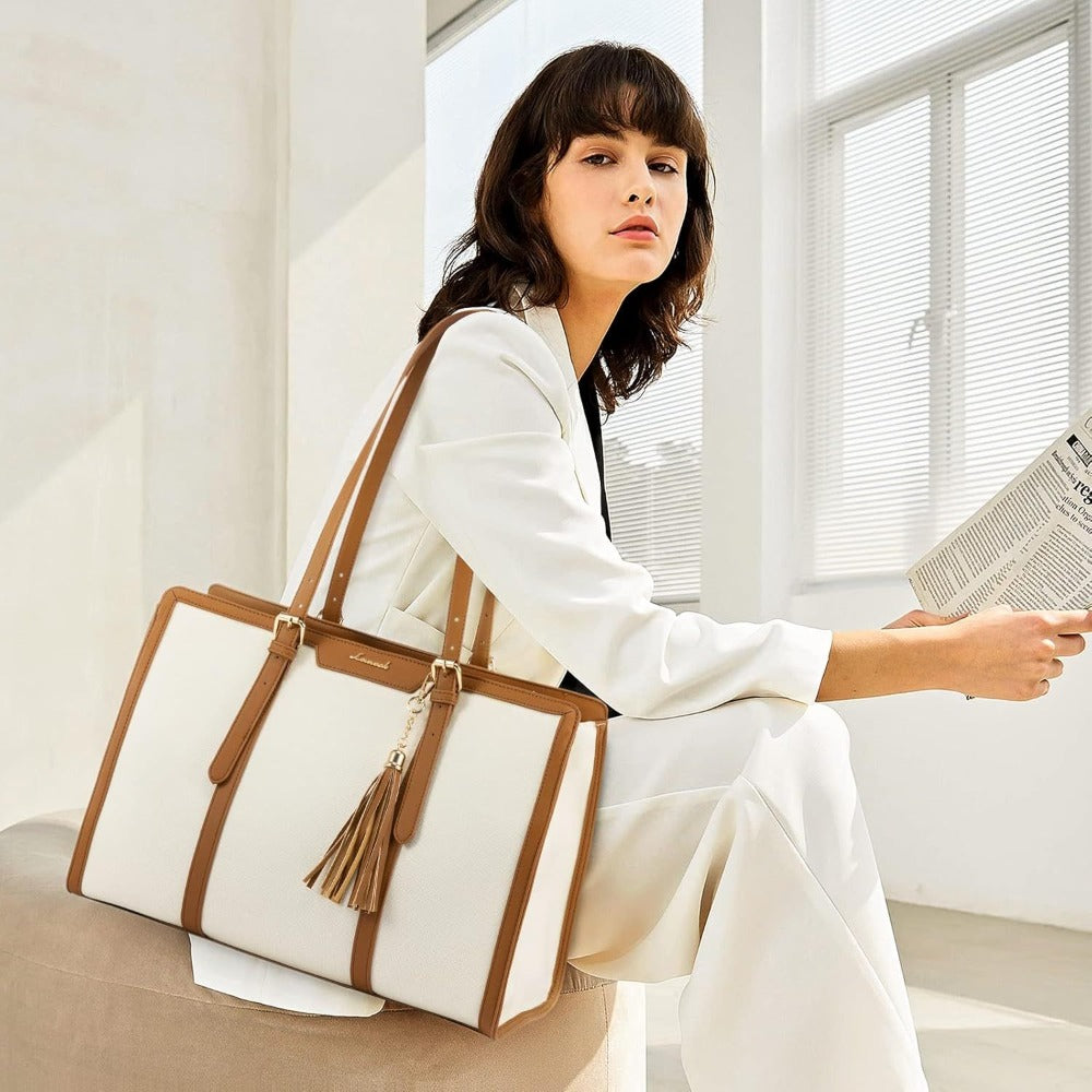 Laptop Bag – 6 Colors, 15.6 Inch, Canvas, Adjustable Strap – alternate view