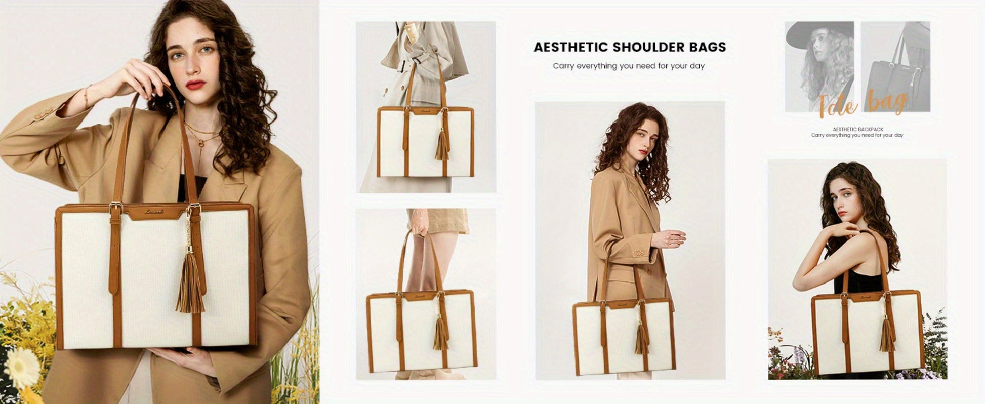 Laptop Bag – 6 Colors, 15.6 Inch, Canvas, Adjustable Strap – detail view 22
