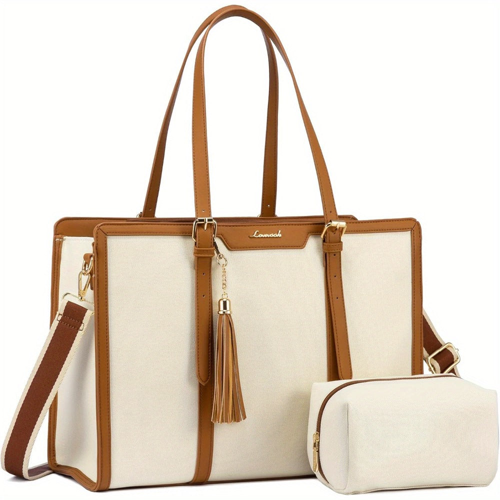 Laptop Bag – 6 Colors, 15.6 Inch, Canvas, Adjustable Strap – detail view 4