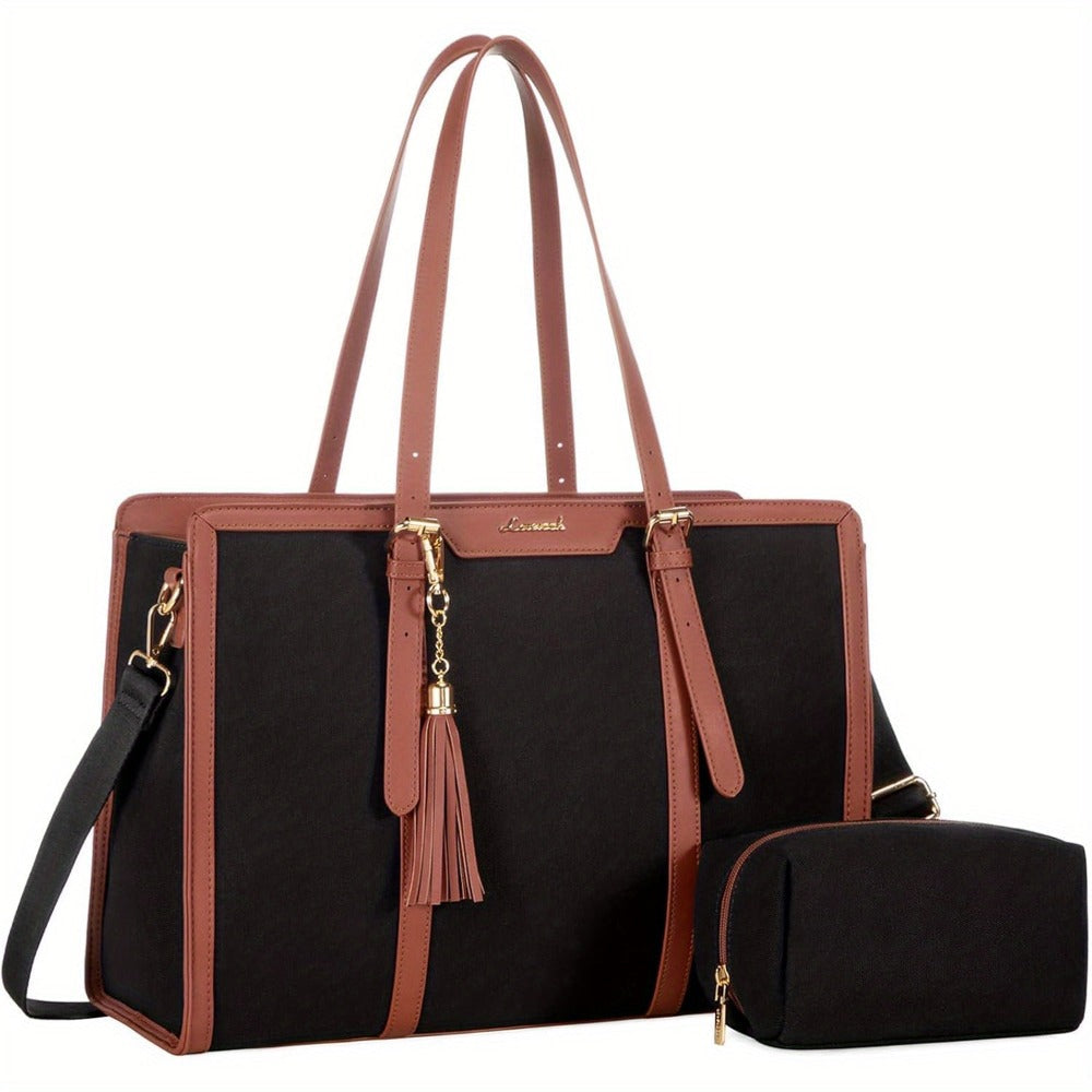 Laptop Bag – 6 Colors, 15.6 Inch, Canvas, Adjustable Strap – detail view 8