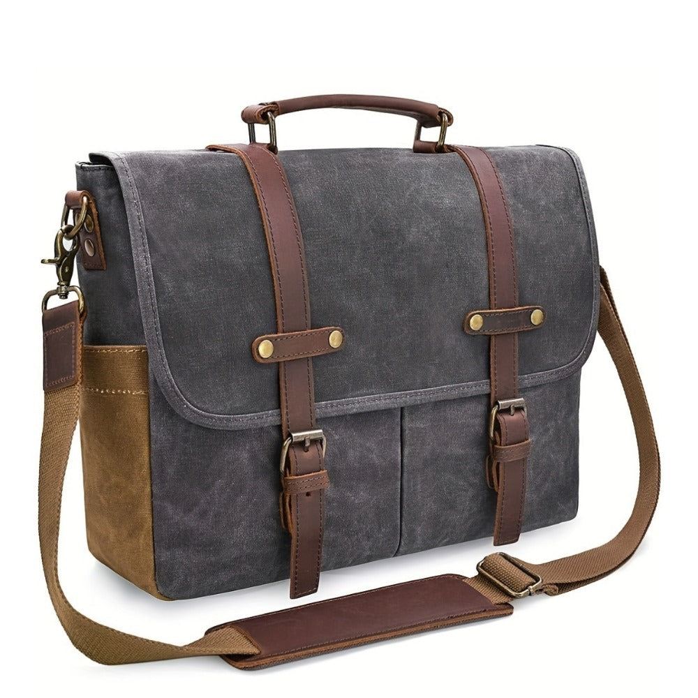 Laptop Bag – 15.6 Inch, Canvas, for Travel & Work – detail view 13