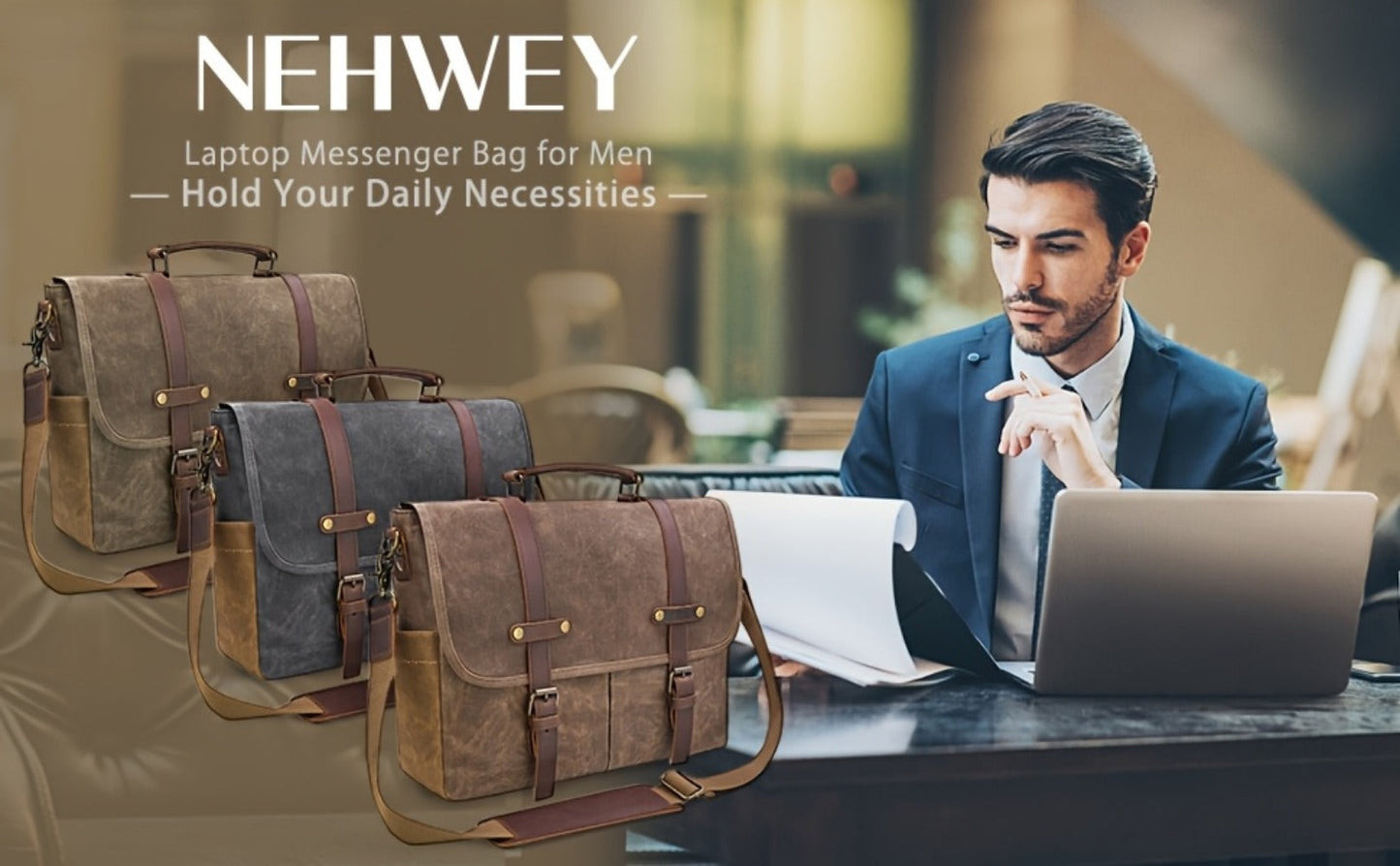 Laptop Bag – 15.6 Inch, Canvas, for Travel & Work – detail view 15