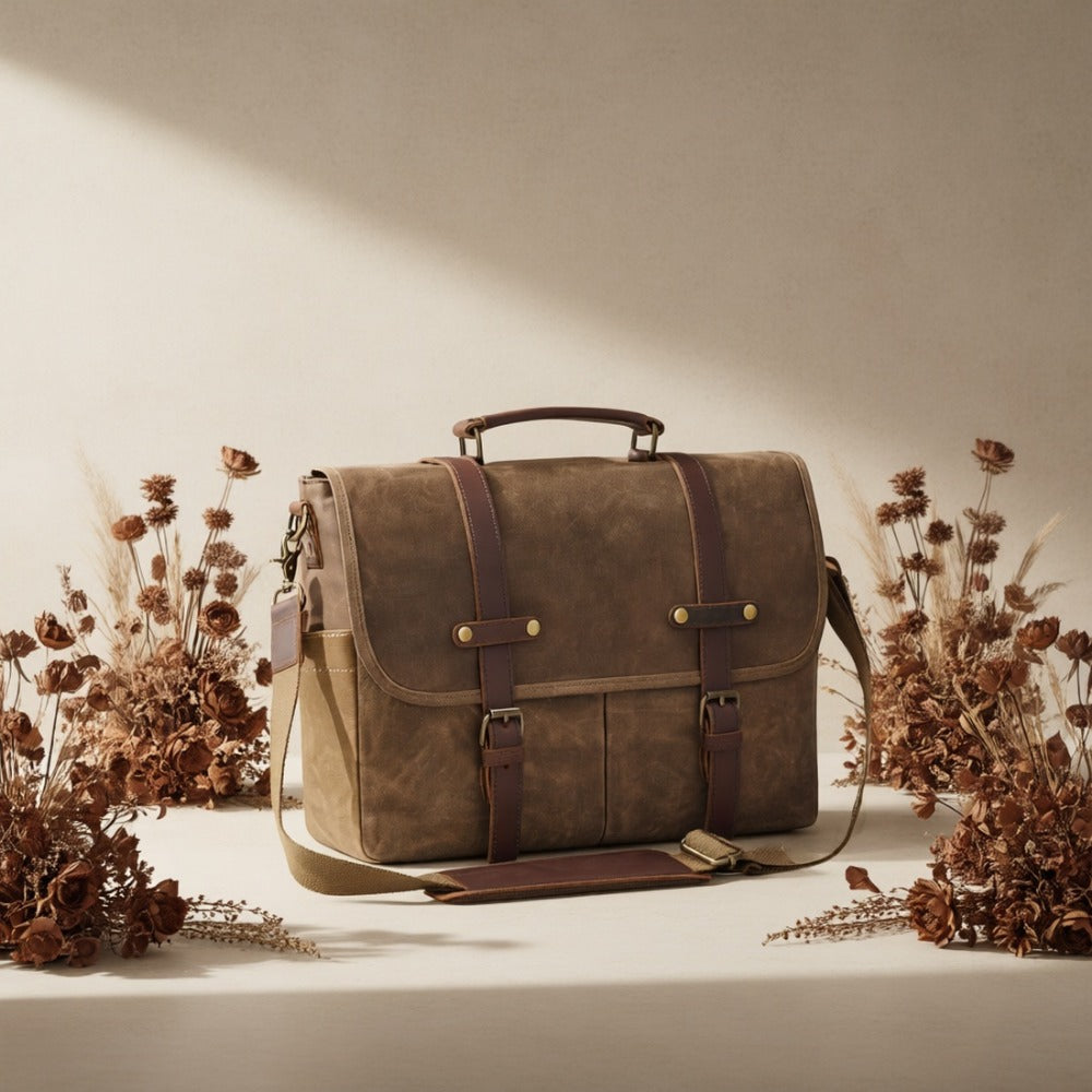 Laptop Bag – 15.6 Inch, Canvas, for Travel & Work – detail view 9