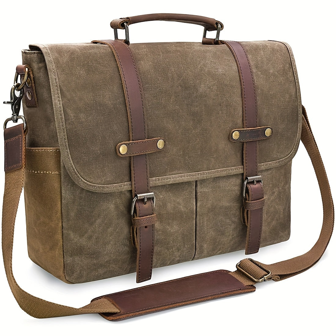 Laptop Bag – 15.6 Inch, Canvas, for Travel & Work – detail view 16