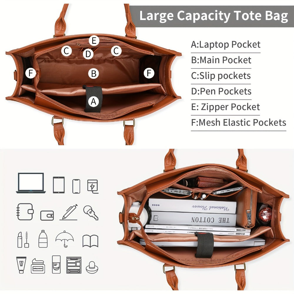Laptop Bag – 15.6 Inch, Lightweight, Large Capacity, Adjustable Strap – detail view 7